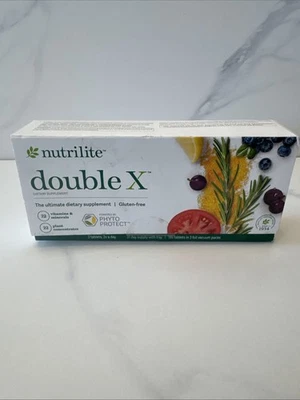 NUTRILITE Double X™ 31 Day Supply With Tray 186 Tablets Exp 11/2026 New In Box - Image 1 of 4