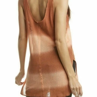 Camiseta sin mangas We the Free People Joni a rayas maxi transparente  Foto 1 de 4