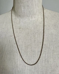 Vintage Designer Speidel 12k Yellow Gold Filled Chain Necklace - Picture 1 of 5