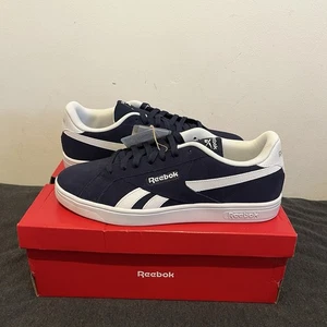 Reebok Court Retro Azul Marino y Blanco Nuevo Uk10 Us11 Eu44.5 100208930 ✅ - Imagen 1 de 8