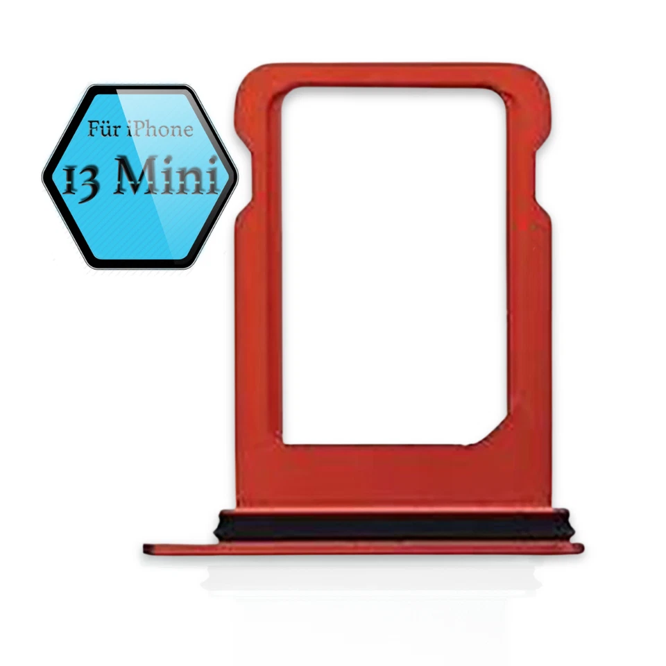 REPLACIFY Sim Tray für Apple iPhone 13 Mini Karten Halter Fach Slot Adapter