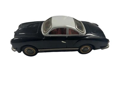 Karman Ghia Black And White Vintage Friction Car - Image 1 of 4