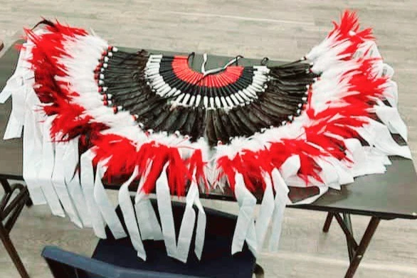 Conjunto de 2 partes superiores e inferiores de baile Northern Fancy para hombre rojo blanco y negro Foto 1 de 4