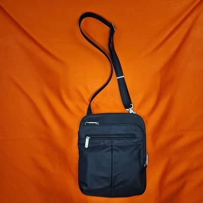 Travelon Women's Anti-Theft Classic Lite Slim Crossbody Bag Black - Image 1 of 4