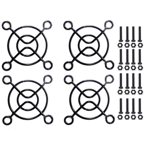 30 mm Lüftergrill, 30 mm Lüfterschutz Abdeckung für Raspberry Pi, RC Auto, 4 Stück 30 mm Lüfter Cov - Bild 1 von 12