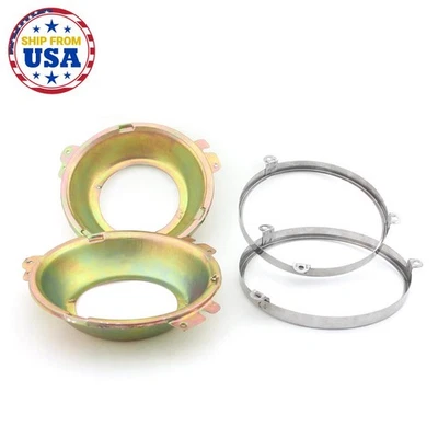 MAZDA 110 600 800 1000 1300 COSMO R360 CHANTE 7" NUEVO JUEGO MARCO SOPORTE FARO Foto 1 de 4