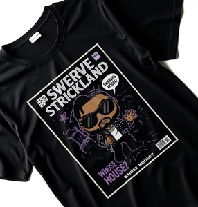 Swerve Strickland “Whose House?” Comic T-Shirt S–4XL | Swerve’s House AEW Tee - Picture 1 of 13