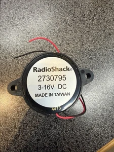 Radio Shack 273-0795 (OPEN) 12VDC Piezo Buzzer 3-16VDC 58mA 100dB - Picture 1 of 2
