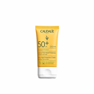 Caudalie Vinosun Protect High Protection Cream Sunscreen SPF50 - 50ml - Image 1 of 2