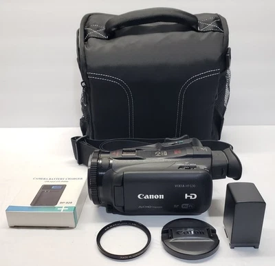 Canon Vixia HF G30 WiFi Camcorder SD Card New Battery, Charger, Bag/ Case - Image 1 of 4