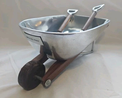 Godinger Wheelbarrow Salad Bowl/Servers - Image 1 of 4