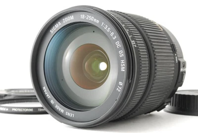 [Excelente COMO NUEVO] Lente Sigma DC 18-250 mm f/3,5-6,3 OS HSM DC para Canon de JAPÓN Foto 1 de 4