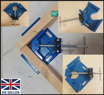 ALPHA PRODUCTS 90° Mitre Right Angle Corner Clamp Welding Woodworking DIY Tool Photo Frames