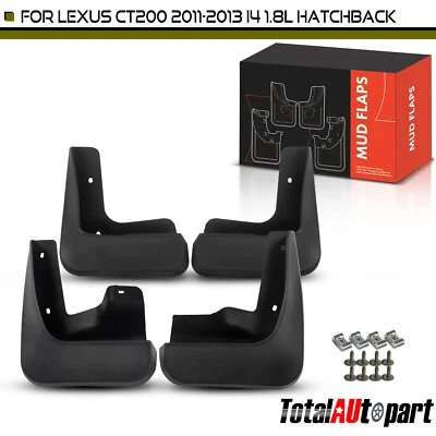 Protetores contra respingos para lama moldados para Lexus CT200h 2011-2013 Hatchback PU06078115P1 - Imagem 1 de 4
