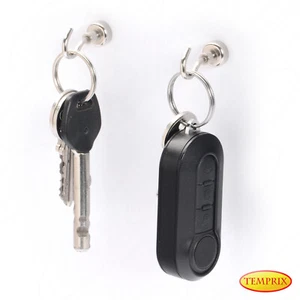 10 St. Neodymmagnet mit Haken Ø 12 mm  Hakenmagnete Haken Stahl 3,5kg Haftkraft - Bild 1 von 8