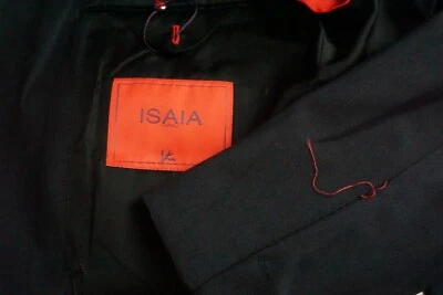 Isaia Gregorio темно-синий 100% хлопок Sport пальто куртка 40R совершенно новый с ярлыками - Изображение 1 из 4