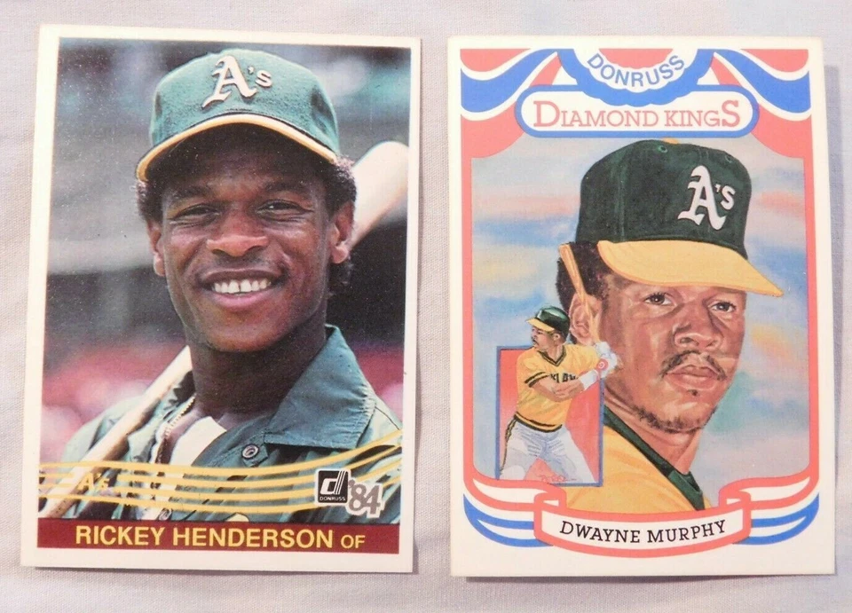 1984 Donruss Oakland A's Baseball Card Pick one - Image 1 of 1