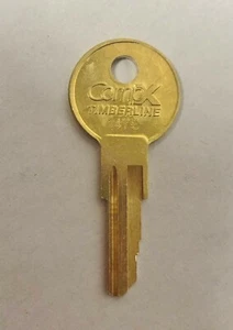 CompX Timberline Lock Single Replacement Key Gold 147E  #10022 - Picture 1 of 2