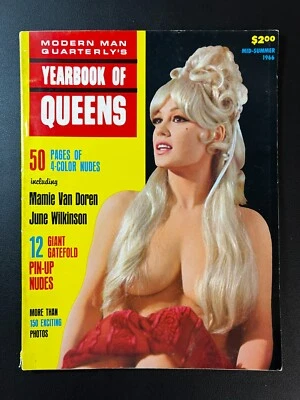 Modern Man Quarterly's Magazine - Mid-Summer 1966 Issue Yearbook of Queens Cover Foto 1 de 2