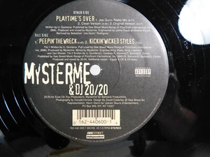 Mysterme & DJ 20/20 – Playtime's Over 1994 12" Single 162-440 600-1 - Imagen 1 de 5
