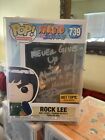 RR Funko Pop! Naruto:  Rock Lee Signed /w quote by Brian Donovan #739