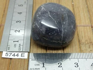 IOLITE (CORDIERITE) pierre roulée naturelle import des USA - lithotherapie reiki - Picture 1 of 4