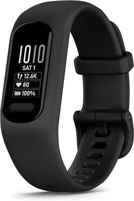 Фитнес-трекер Garmin vívosmart® 5, долговечный аккумулятор черный S - M б/у очень хорошее состояние - Изображение 1 из 4
