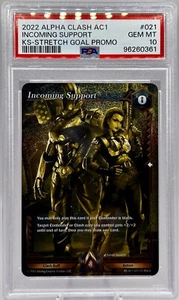 Incoming Support KS AC1-021 Kickstarter Exclusive Promo Alpha Clash PSA 10 - Bild 1 von 2
