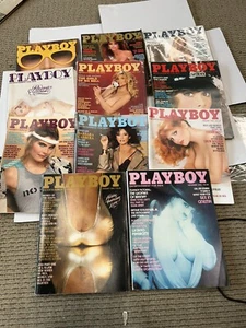 PLAYBOY MAGAZINES 1982 LOT OF 12 EXCELLENT CONDITION CENTRRFOLDS INTACT - Picture 1 of 1