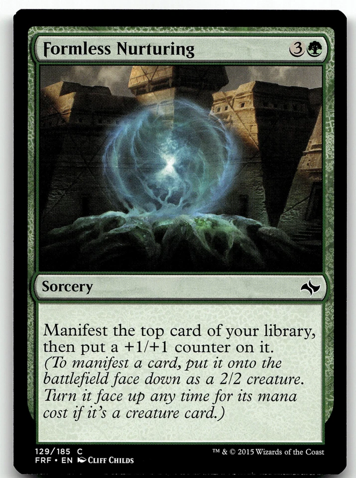 MTG Formless Nurturing Fate Reforged 129/185 Regular Common - Image 1 of 1