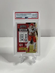 Biglietto stagionale 2020 Panini Contenders tiranno Mathieu Kansas City Chiefs PSA 10 - Foto 1 di 1