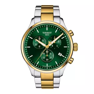 Tissot T116.617.22.091.00 Chrono XL Classic Two Tone 45 mm Quartz Men's Watch - Picture 1 of 2