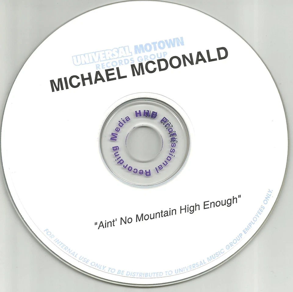 Doobie Brothers MICHAEL McDONALD Ain’t No Mountain High Enough PROMO CD single - Image 1 of 1