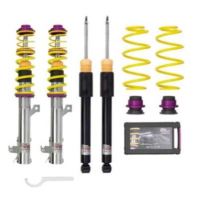 Coilover KW V1 variante 1 INOX per VW Polo Derby 86 86C 86CF anno 08/80- - Immagine 1 di 4