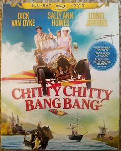 Chitty Chitty Bang Bang -Blu-ray + DVD w/ Slipcover Dick Van Dyke New & Sealed  - Picture 1 of 4