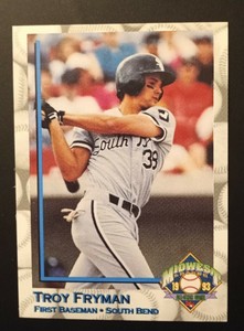 1993 Midwest League All-stars Game Troy Fryman South Bend White Sox