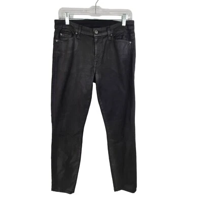 For all Mankind Women's Straight Leg Casual Pants Black Size 31 - Изображение 1 из 4