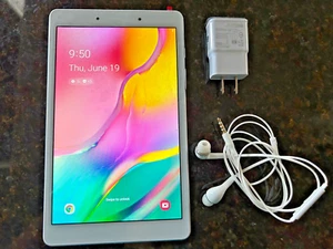 Samsung Galaxy Tab A (2019) SM-T290 32 GB Wi-Fi 8 pulgadas plateada usado - Imagen 1 de 11