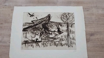 Markus Lüpertz , Handsigniert, Graphik, 76 X 56 cm - Bild 1 von 3