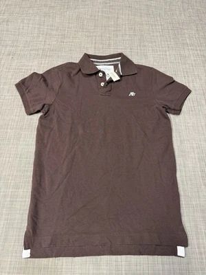 Camisa Aeropostale Vintage Cuello Marrón Para Hombre Talla Pequeña Nueva Con Etiquetas Y2K Foto 1 de 3