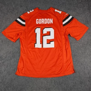 Cleveland Browns Jersey Mens XL Orange NFL Football Nike On Field Josh Gordon 12 - Picture 1 of 14