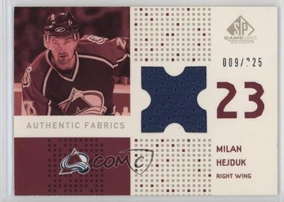 2002-03 SP Game Used Authentic Fabrics /225 Milan Hejduk #AF-HE - Image 1 of 2