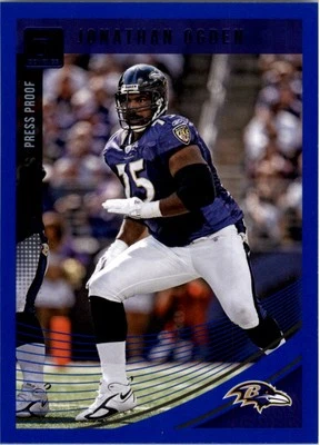 2018 Donruss Press Proof Blue #27 Jonathan Ogden - FB - Image 1 of 2