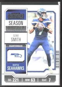 2023 Panini Contenders Geno Smith #90 Season Ticket Retail Seahowks - Picture 1 of 2