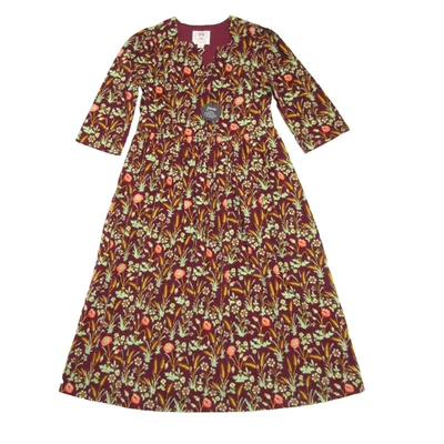 NWT Laura Ashley x Joanie Angharad Cordelia Floral Print Corduroy Midi Dress 8 - Image 1 of 4