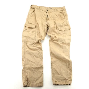 Pantalones Carhartt Cargo Beige Calce Relajado 34x30 Ropa de Trabajo - Imagen 1 de 5