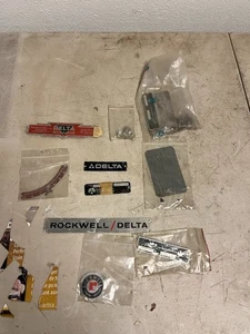 Vtg Delta Milwaukee Delta Rockwell Unisaw Plate Lot!! - Picture 1 of 6