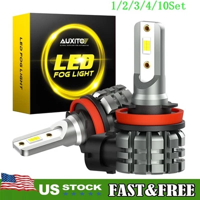 H16 H11 H8 Niebla LED DRL Luz de Conducción Super Bombilla Blanco Brillante 4000LM 1~10Set Foto 1 de 4