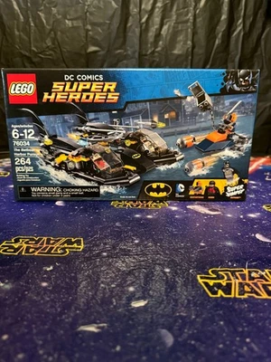 LEGO -DC Comics Super Heroes: Batboat Harbour Pursuit (76034) SEALED BRAND NEW!! - Image 1 of 4