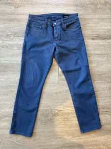 Pantalones de mezclilla de viaje Bonobos a medida talla 31x28 azules elásticos usados en excelente estado - Imagen 1 de 11
